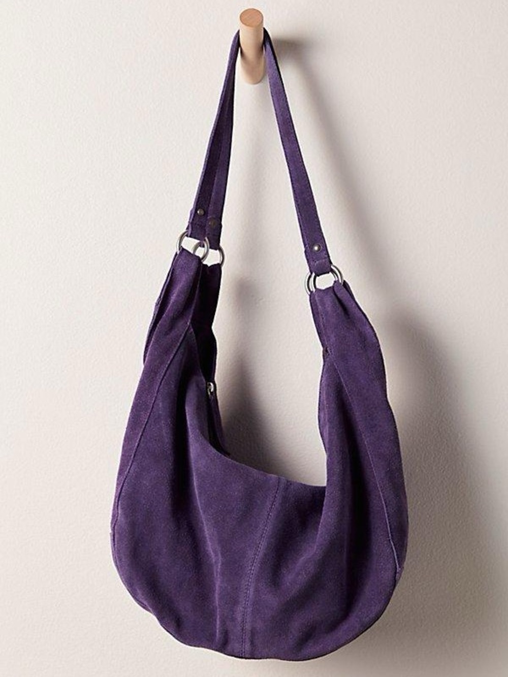 ISO Free People Roma Suede Tote in Purple/Amethyst